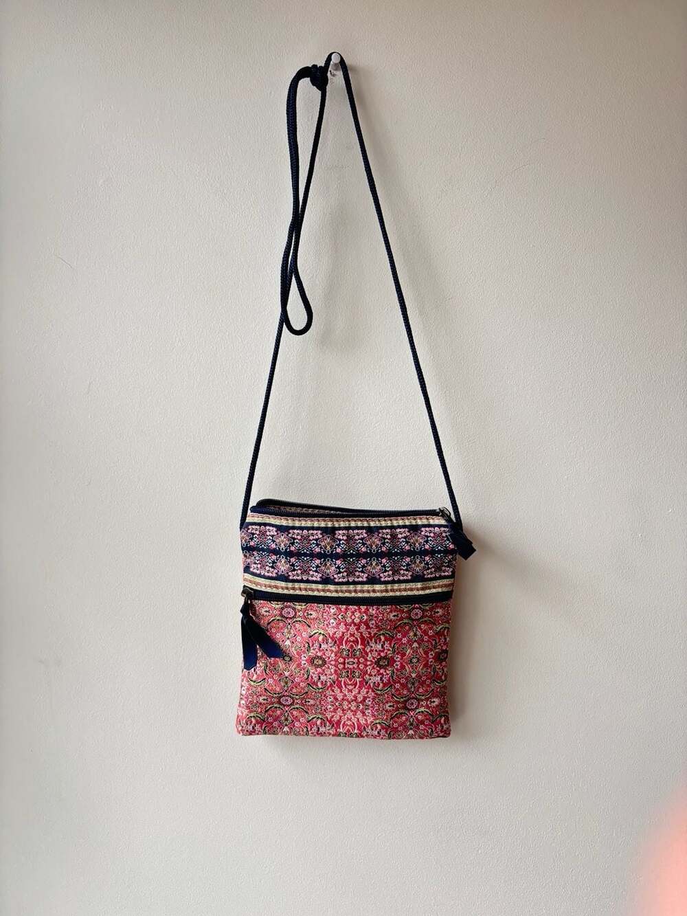 Derin Collection Mini Hipster Turkish Tapestry Crossbody Bag